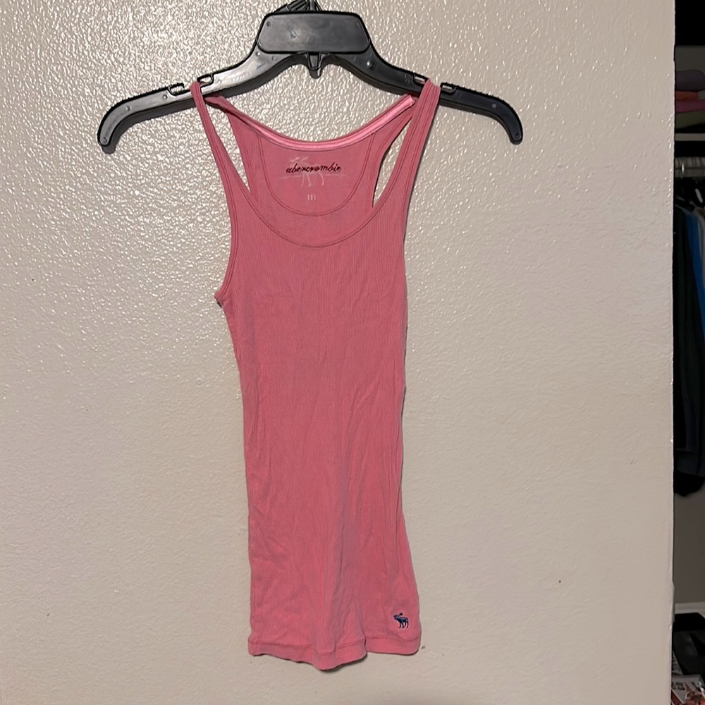 Abercrombie kids stretchy ribbed tank top size M